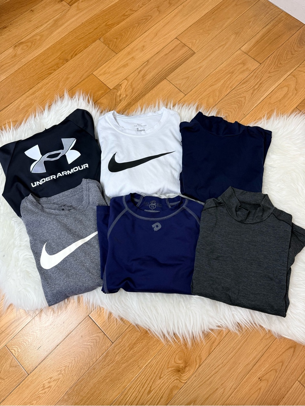 LOT of 6 | Youth Boys Long Sleeve Undershirts